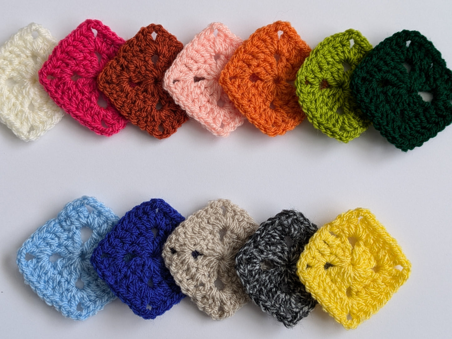 Solid Granny Square - Single colour