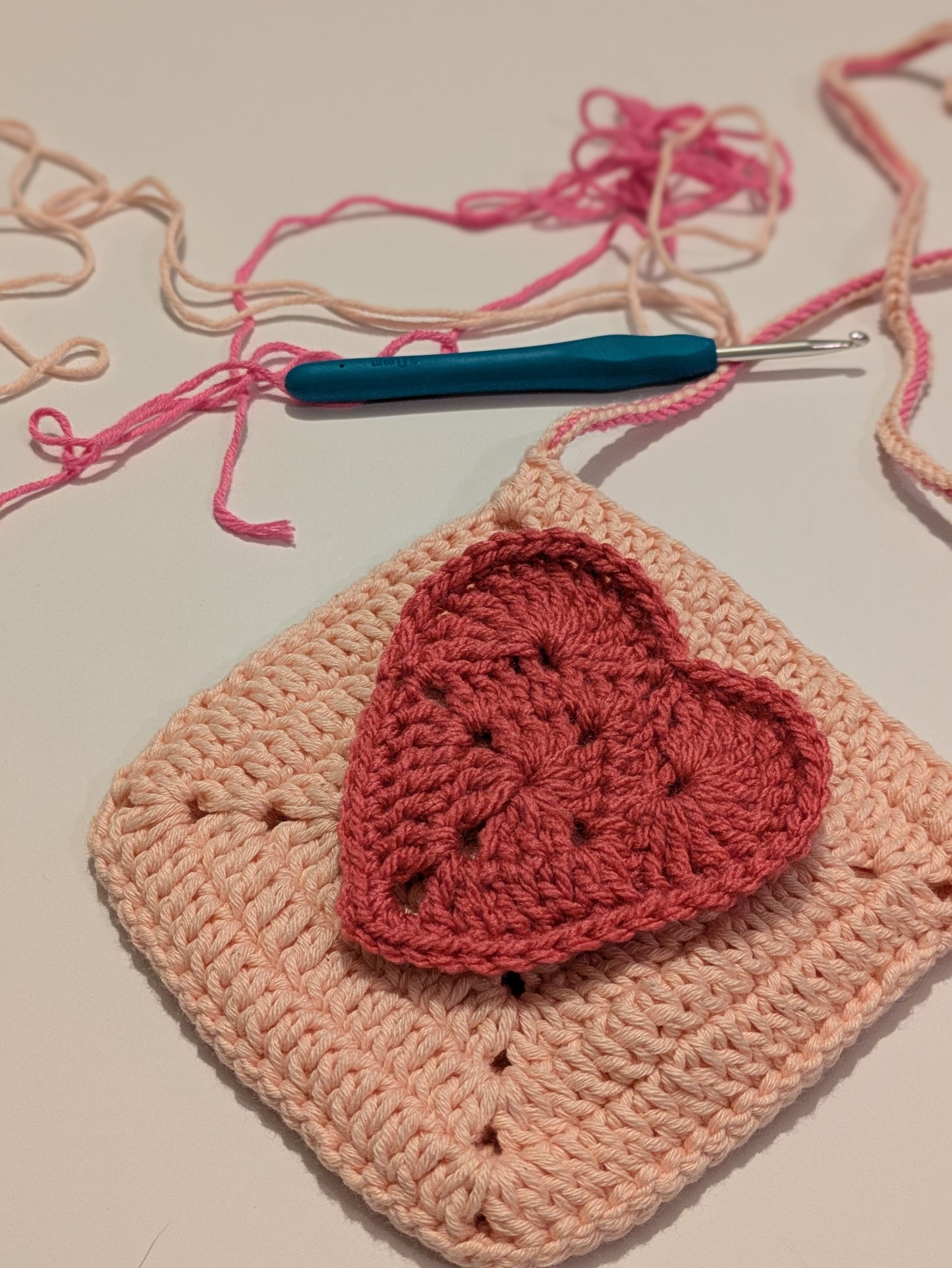 Valentine Heart Pattern - PDF Pattern Only - UK Terminology