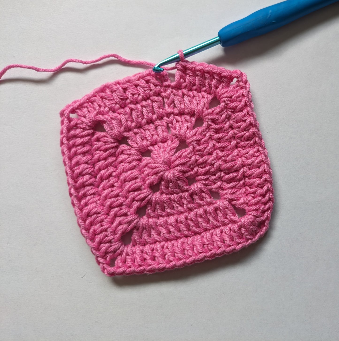 Solid Crochet Granny Square - PDF Pattern Only